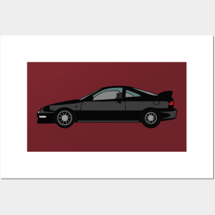 Honda Acura Integra Type R Black Posters and Art